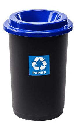 Perlux Koš za smeti na razvrščeno odpadki okrogla 50 litrov - modra