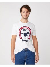 Wrangler Moška Americana Majica Bela S