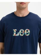 Lee Moška Summer Logo Majica Modra S