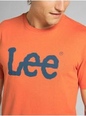 Lee Moška Wobbly Majica Oranžna S