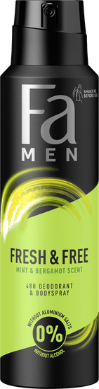 Fa Men deodorant, Mint & Bergamot, 150ml