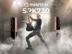 Manta SPK730 zvočni sistem, Bluetooth 5.0, 200 W RMS, BT/FM Radio/USB/MIC/HMDI-ARC/AUX/Optical, daljinec