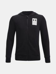 Under Armour Pulover UA Rival Terry FZ Hoodie-BLK M