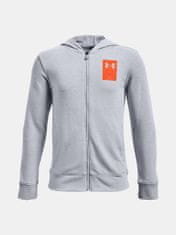Under Armour Pulover UA Rival Terry FZ Hoodie-GRY M