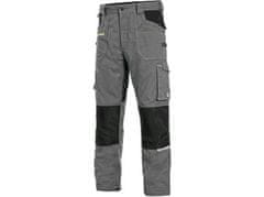 Hlače CXS STRETCH, skrajšan model 170-176 cm, moške, sivo-črne 