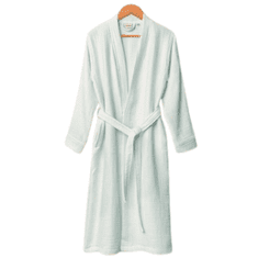 Denizli Concept Kopalni plašč iz muslina KIMONO svetlo modra. 100% bombaž., S-M