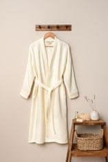 Denizli Concept Kopalni plašč KIMONO kremna barva, L-XL