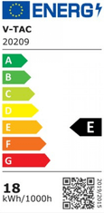 V-TAC LED KOMPAKTNA SVETILKA VT-60018 / NEVTRALNA BELA