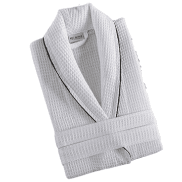 Denizli Concept Kopalni plašč SOHO beli. 100% bombaž.