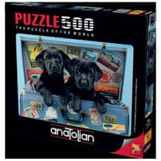 AnaTolian Puzzle Labradorci v gibanju 500 kosov