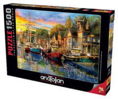 AnaTolian Puzzle Luči v pristanišču 1500 kosov