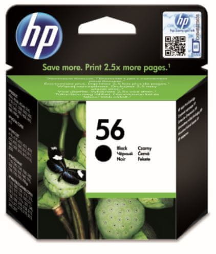 HP kartuša C6656AE črna 19ml #56