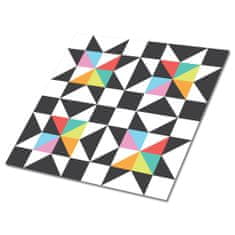 Decormat PVC ploščice Geometrijska barvita tema 30x30 cm 9 ploščic