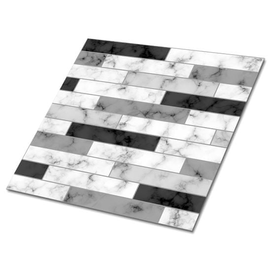 Decormat Vinilne ploščice Marmornate ploščice 30x30 cm 9 ploščic