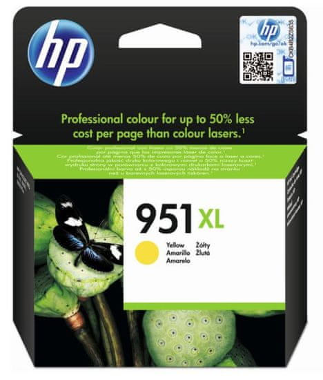 HP kartuša Officejet 951 XL, instant ink, rumena (CN048AE)