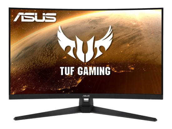 ASUS TUF Gaming VG32VQ1BR monitor, 80 cm, ukrivljen, WLED, VA, WQHD, 2560x1440, 16:9, 3000:1, 250cd/m2, 165Hz, 1ms, MPRT, HDR10, 2xHDMI, 1xDP (90LM0661-B02170)