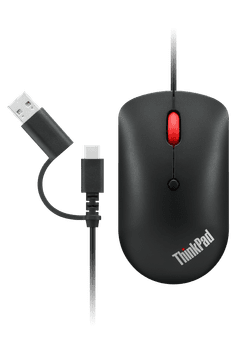 Lenovo ThinkPad USB-C žična kompaktna miška (4Y51D20850)