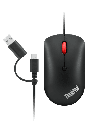 Lenovo ThinkPad USB-C žična kompaktna miška (4Y51D20850)
