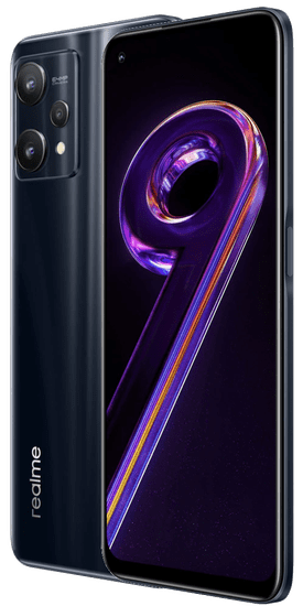 realme 9 Pro mobilni telefon, 8GB/128GB, črn