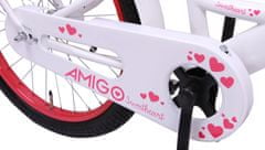 Amigo Sweetheart 20 inčno dekliško kolo, belo
