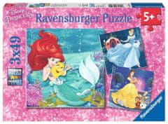 Ravensburger Puzzle Disney princess: Adventure 3x49 kosov