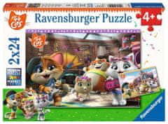 Ravensburger Puzzle 44 mačk 2x24 kosov