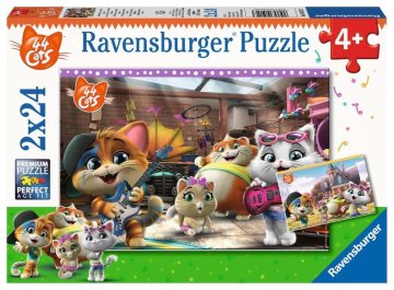 Ravensburger Puzzle 44 mačk 2x24 kosov
