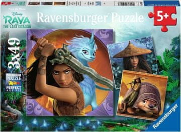 Ravensburger Puzzle Raya in zmaj 3x49 kosov