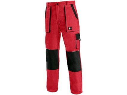 CXS Delovne hlače CXS LUXY JOSEF, rdeče-črne