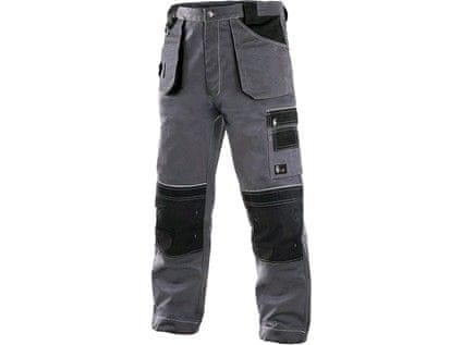 CXS Delovne hlače ORION TEODOR, skrajšan model, sivo-črne