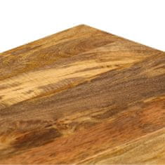shumee Klubska mizica iz trdnega mangovega lesa 110x55x35 cm