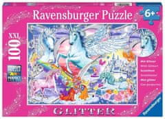 Ravensburger Bleščeča sestavljanka Horse Dreams XXL 100 kosov