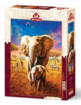Art puzzle Puzzle Mama slonica 1000 kosov