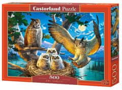 Castorland Puzzle Owl družina 500 kosov