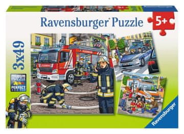Ravensburger Sestavljanka Reševalci 3x49 kosov