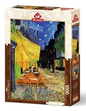 Art puzzle Puzzle Cafe terasa ponoči 1000 kosov