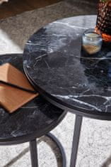 Bruxxi Kavna mizica Lisely (SET 2), črna / marmor