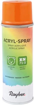 Rayher.	 Sprej akrilni, oranžen, 200 ml