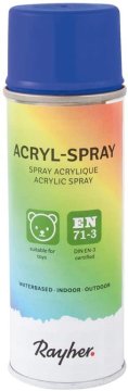 Rayher.	 Sprej akrilni, moder, 200 ml