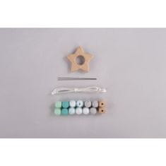 Rayher.	 Ustvarjalni set: Igrača za grizenje Zvezda, mint, 17-delni