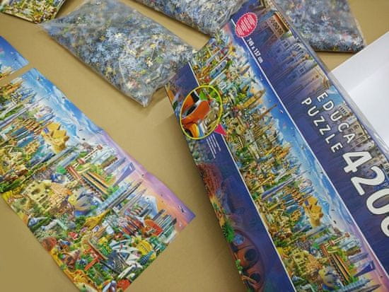 EDUCA puzzle Around the world, 42000 delov 