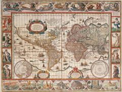 Ravensburger Puzzle Zemljevid sveta leta 1650, 2000 kosov
