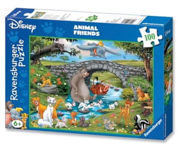 Ravensburger Puzzle Prijatelji živali XXL 100 kosov