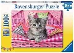 Ravensburger Puzzle Cute kitten XXL 100 kosov