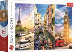 Trefl Puzzle Potovanje po Evropi 4000 kosov