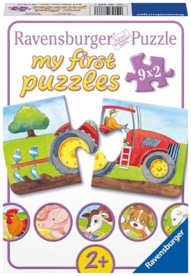 Ravensburger Moja prva uganka Na kmetiji 9x2 kosov