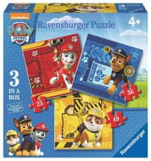 Puzzle Paw Patrol 3 v 1 (25,36,49 kosov)