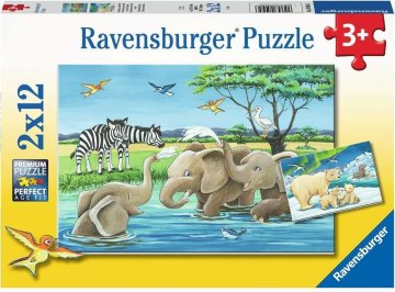 Ravensburger Puzzle Baby živali 2x12 kosov