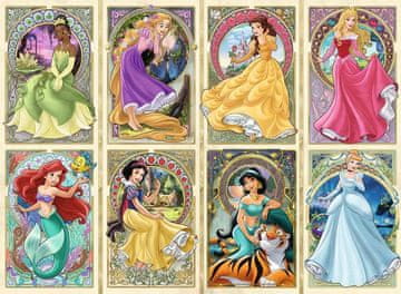 Ravensburger Puzzle Disney Art Nouveau princese 1000 kosov