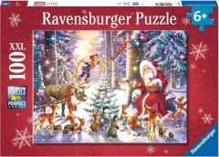Ravensburger Puzzle Božič v gozdu XXL 100 kosov